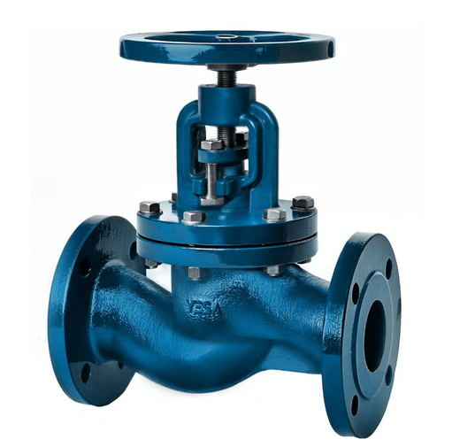 Globe valve — studio photograph