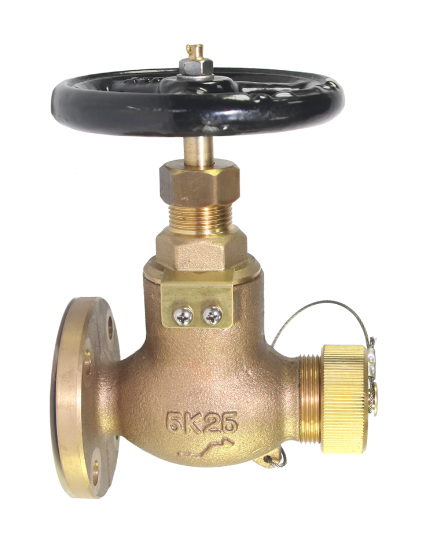 JIS Fire Hose Valve (Bronze Straight Type) 5K/10K